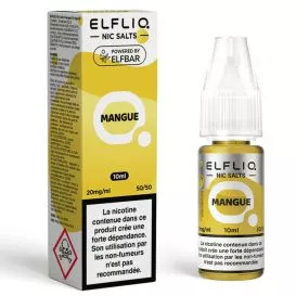 E-Liquide Sels de Nicotine Mangue - Elfliq - 10ml - Elf Bar