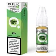 E-Liquide Sels de Nicotine Menthe Verte - Elfliq - 10ml - Elf Bar