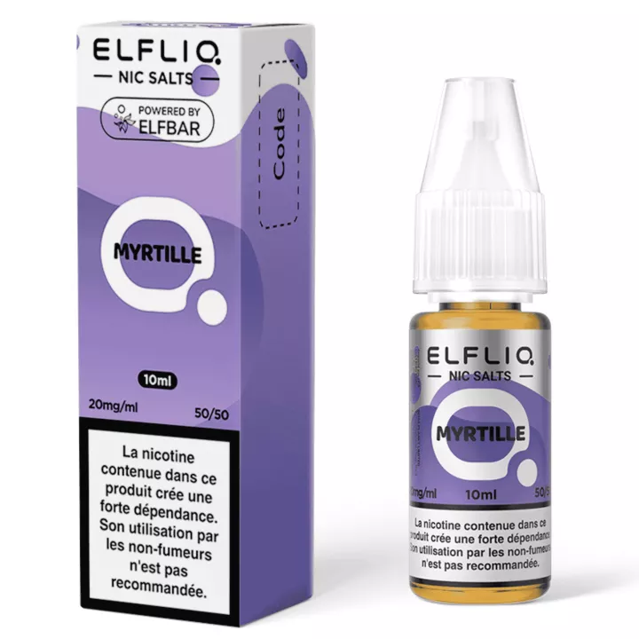 E-liquide au sel de nicotine Myrtille - Elfbar