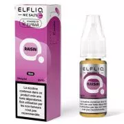 E-Liquid Sels de Nicotine Raisin - Elfliq - 10ml - Elf Bar