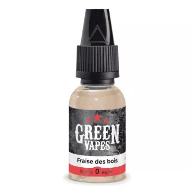 E-Liquid Fraise des Bois - Green Vapes - 10ml - Eliquid France 0