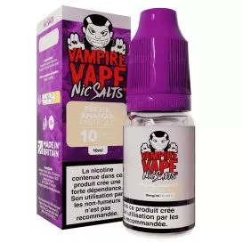 E-Liquide Sels de Nicotine Pêche Ananas Pastèque - 10ml - Vampire Vape
