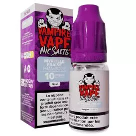 E-Liquide Sels de Nicotine Myrtille Fraise Framboise - 10ml - Vampire Vape