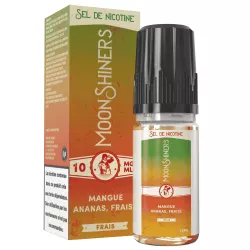 E-Liquid Nikotinsalze Mangue Ananas Fraise - Moonshiners Frais - 10ml - Le French Liquide