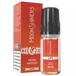 E-Liquide P&ecirc;che Abricot - Moonshiners Frais - 10ml - Le French Liquide