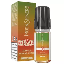 E-Liquide Mangue Ananas Fraise - Moonshiners Frais - 10ml - Le French Liquide