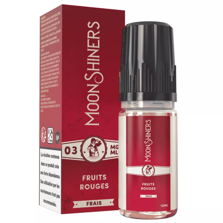 E-liquide Fruits Rouges Frais 10 ml Moonshiners - Le French Liquide