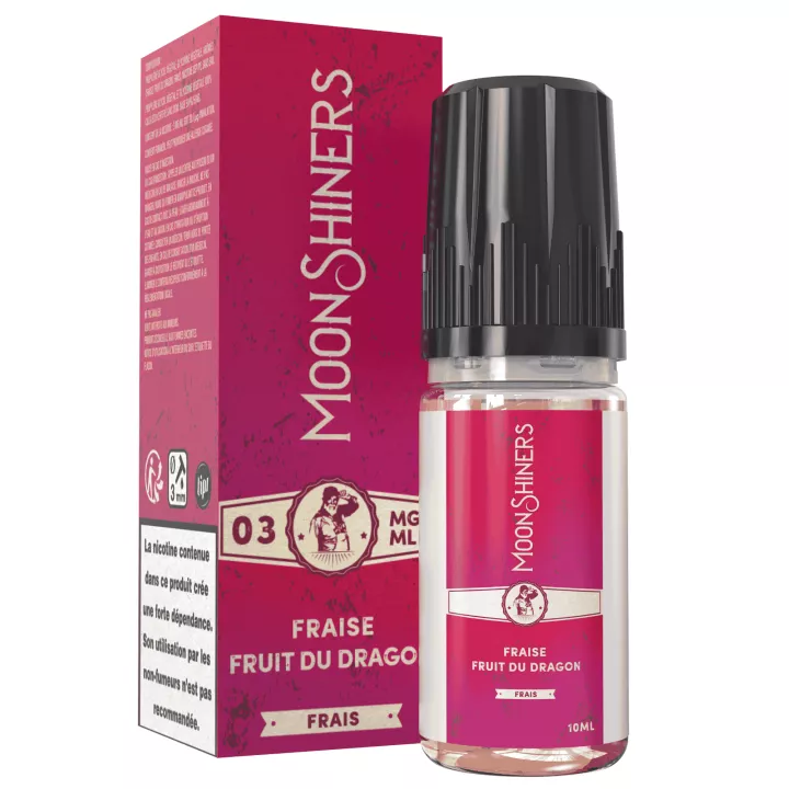 E-liquide Fraise Fruit du Dragon Frais 10 ml Moonshiners - Le French Liquide
