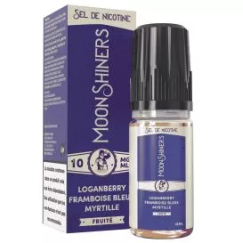 E-Liquid Nikotinsalze Logan Berry Framboise Myrtille - Moonshiners Fruitée - 10ml - Le French Liquide