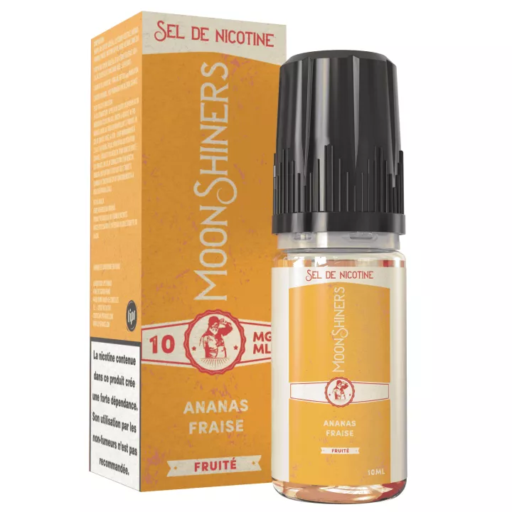 E-Liquide Ananas Fraise NS 10 ml Moonshiners - Le French Liquide