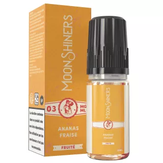 E-Liquide Ananas Fraise - Moonshiners Fruit&eacute;e - 10ml - Le French Liquide
