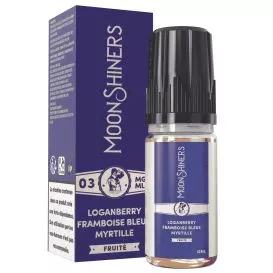 E-Liquid Logan Berry Framboise Myrtille - Moonshiners Fruitée - 10ml - Le French Liquide