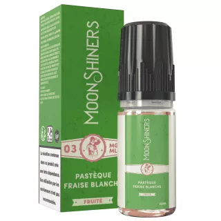 E-Liquid Past&egrave;que Fraise Blanche - Moonshiners Fruit&eacute;e - 10ml - Le French Liquide