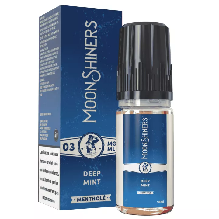 E-Liquid Deep Mint 10 ml Moonshiners - Le French Liquide