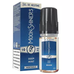 E-Liquide Sels de Nicotine Deep Mint - Moonshiners Menthol&eacute;e - 10ml - Le French Liquide