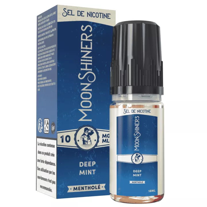 E-Liquide Deep Mint NS 10 ml Moonshiners - Le French Liquide