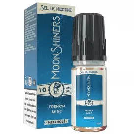 E-Liquid Nikotinsalze French Mint - Moonshiners Mentholée - 10ml - Le French Liquide