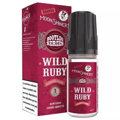 E-Liquide Wild Ruby - Moonshiners Authentic Blend - 10ml - Le French Liquide 0
