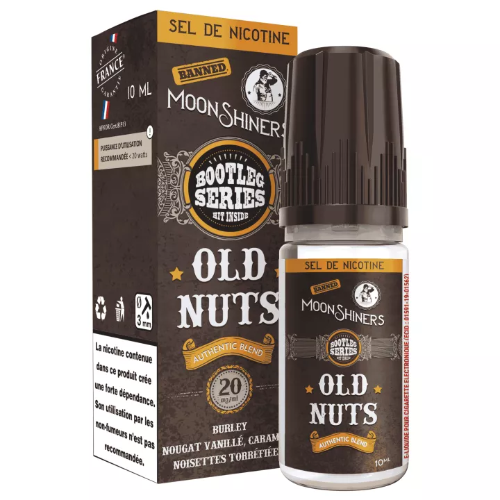 E-liquide au sel de nicotine Old Nuts Authentic - Le French Liquide
