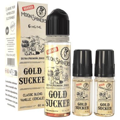 E-Liquide Gold Sucker - Moonshiners - 60ml - Le French Liquide 1