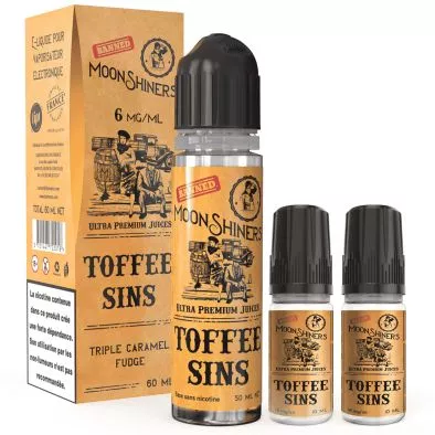 E-Liquide Toffee Sins - Moonshiners - 60ml - Le French Liquide 1