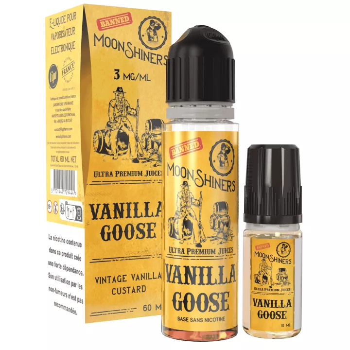 E-liquide Vanilla Goose Moonshiners 60 ml Le French Liquide