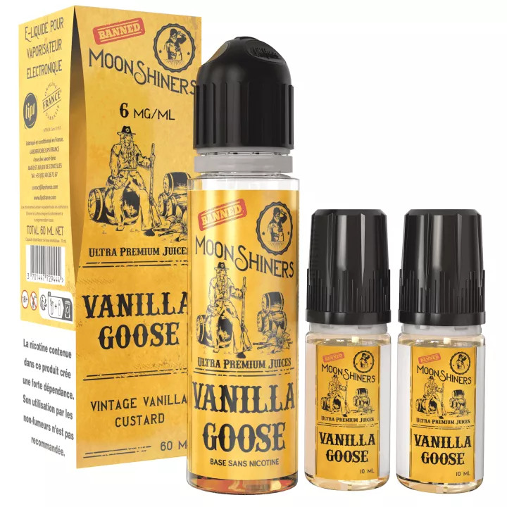 E-liquide Vanilla Goose Moonshiners 60 ml Le French Liquide