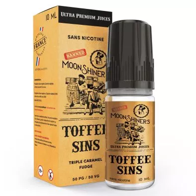 E-Liquid Toffee Sins - Moonshiners - 10ml - Le French Liquide 0