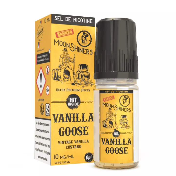 E-Liquid mit Nikotinsalz Vanilla Goose Moonshiners - Le French Liquide