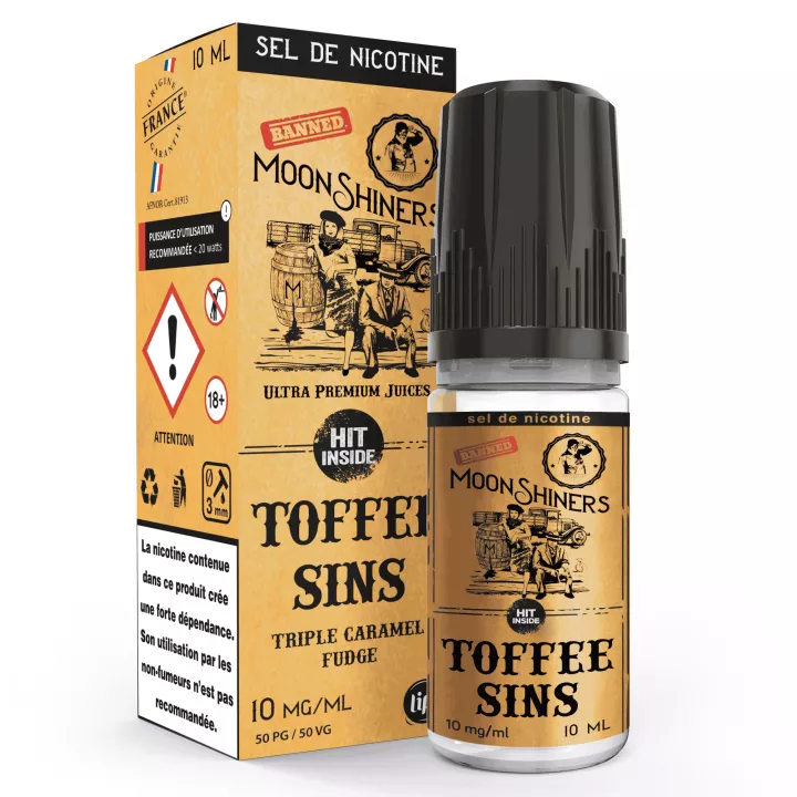 E-Liquid mit Nikotinsalz Toffee Sins - Le French Liquide