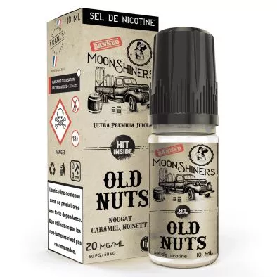 E-Liquide Sels de Nicotine Old Nuts - Moonshiners - 10ml - Le French Liquide 0