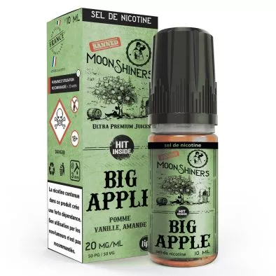E-Liquide Sels de Nicotine Big Apple - Moonshiners - 10ml - Le French Liquide 0