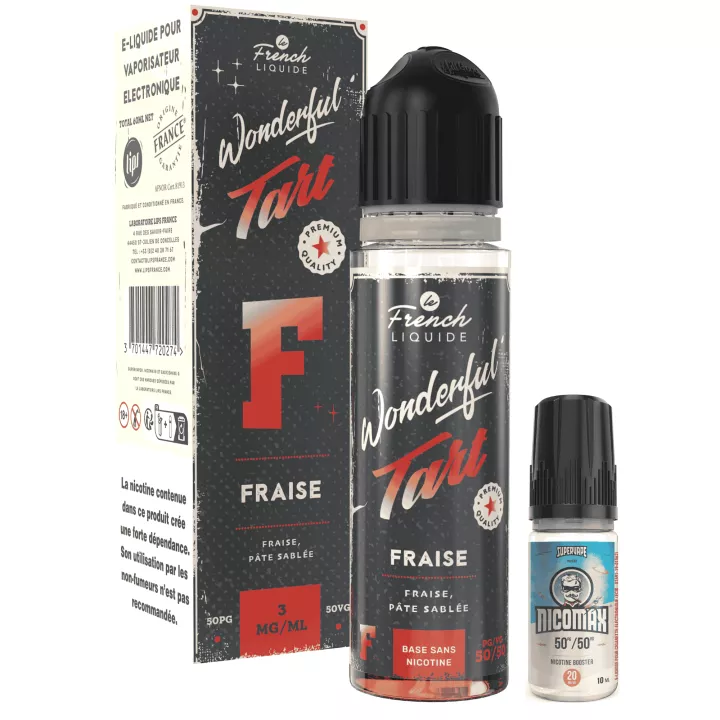 E-liquid Wonderful Tart Fraise 60 ml - Le French Liquide