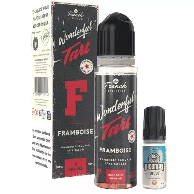 E-Liquid Tart Framboise - Wonderful Tart - 60ml - Le French Liquide 0