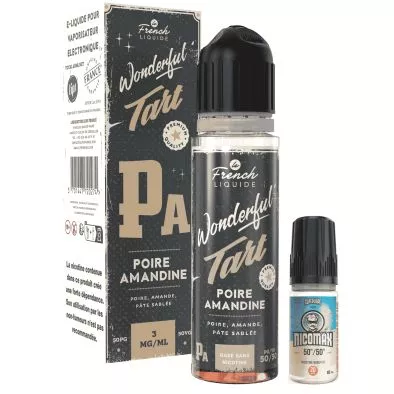 E-Liquide Tart Poire Amandine - Wonderful Tart - 60ml - Le French Liquide 0