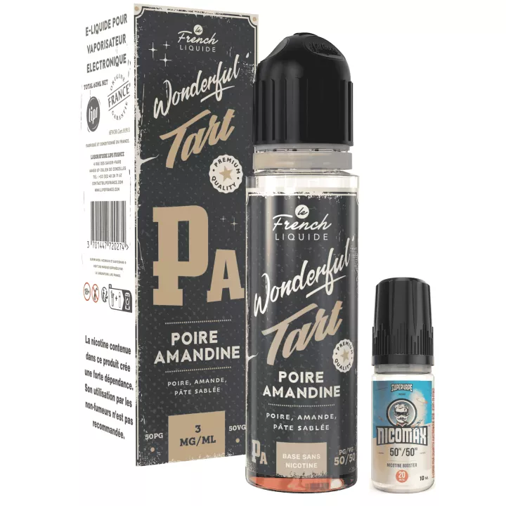 E-Liquid Poire Amandine Wonderful 60 ml Le French Liquide