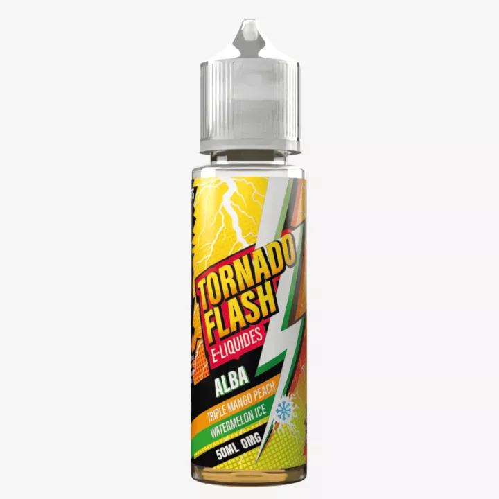 E-liquide Alba Triple Mango Peach Watermelon Ice 50 ml - Tornado Flash