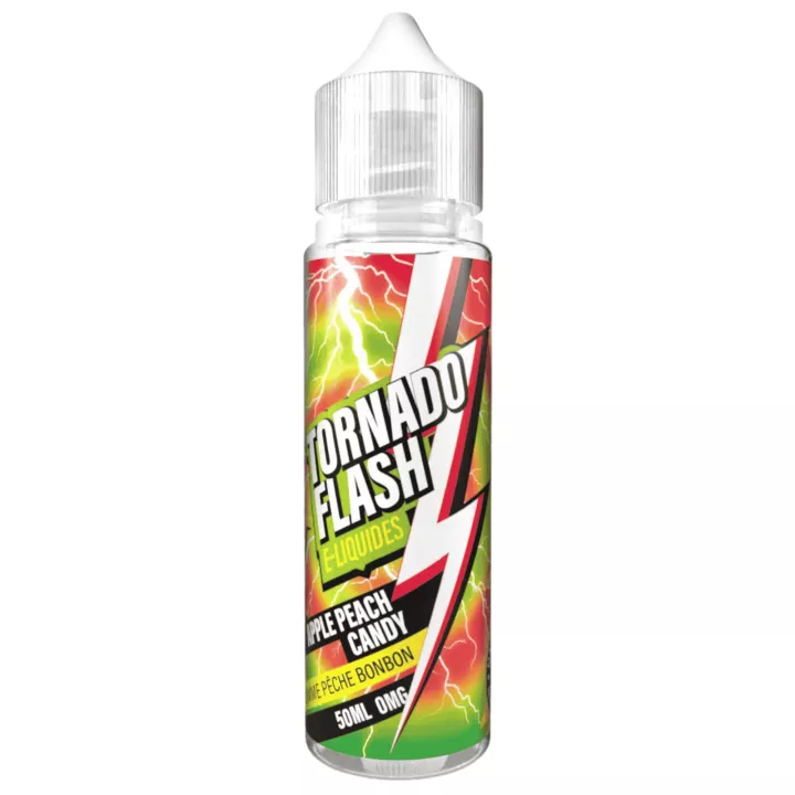 E-liquide Apple Peach Bonbon 50 ml Tornado Flash