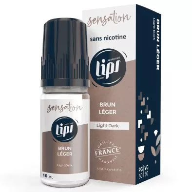 E-Liquide Brun Léger - Sensation - 10ml - Le French Liquide 0