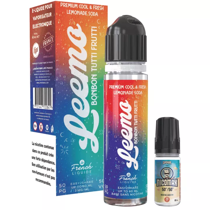 E-liquide Leemo Tutti Fruity 60 ml Le French Liquide