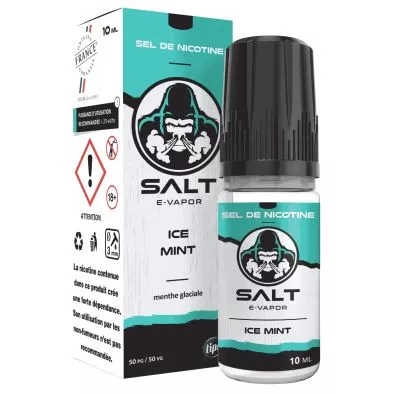 E-Liquide Sels de Nicotine Ice Mint - Salt E-Vapor - 10ml - Le French Liquide 0