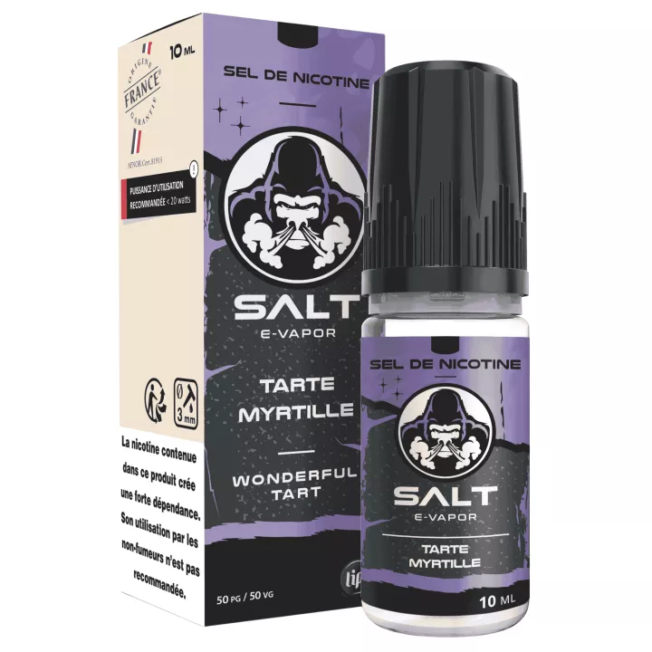 E-liquid au sel de nicotine Wonderful Tart Myrtille - Le French Liquide