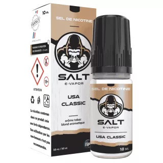 E-Liquid Nikotinsalze USA Classic - Salt E-Vapor - 10ml - Le French Liquide