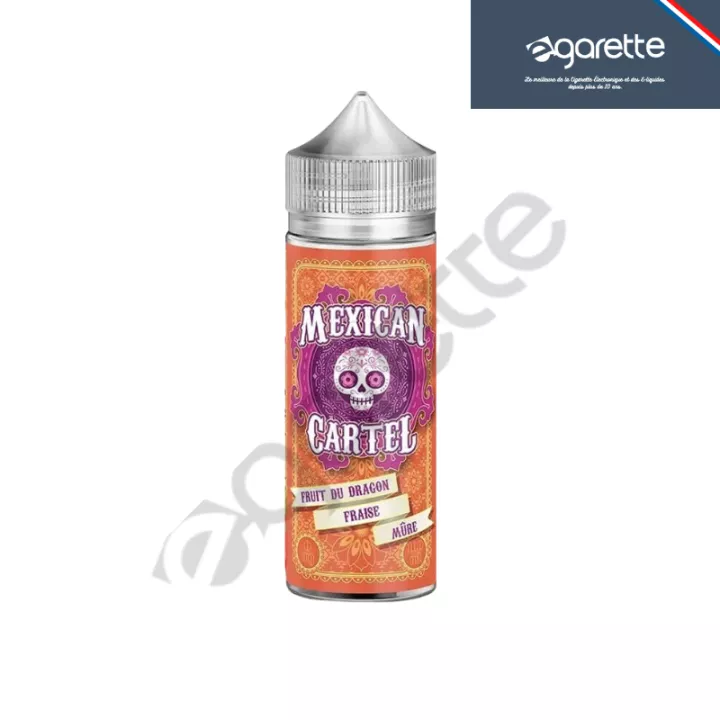 E-Liquid Fruit du Dragon Fraise M&ucirc;re 50/100 ml Mexican Cartel