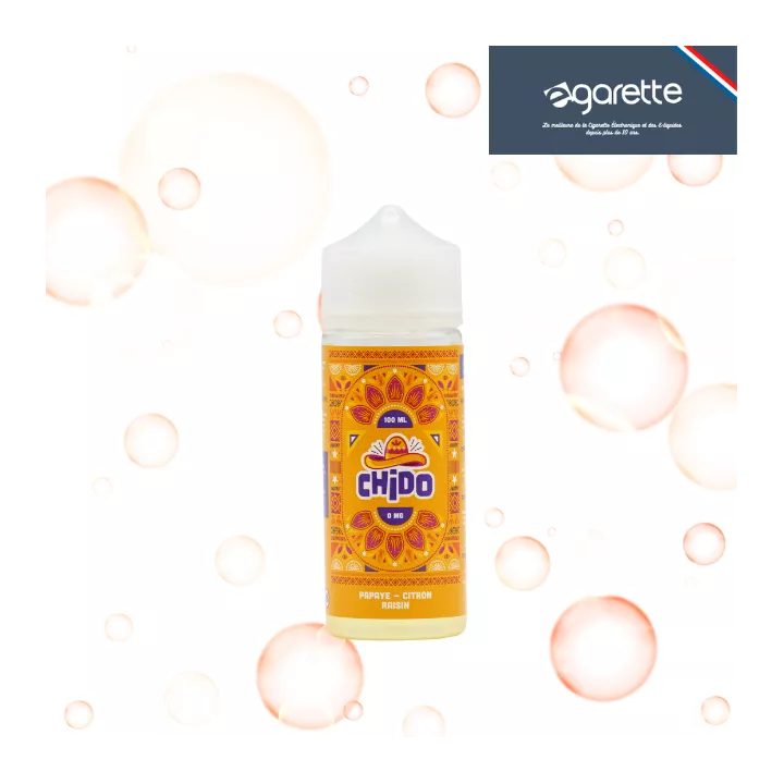 E-liquide Papaye Citron Raisin 50/100 ml - Chido