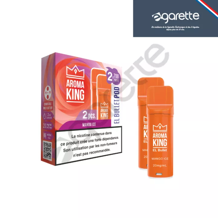Cartouche puff El Bullet Aroma King  - Pack de 2