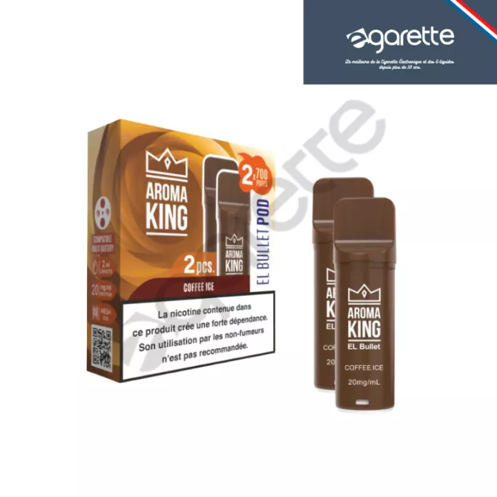 Cartouche puff El Bullet Aroma King  - Pack de 2