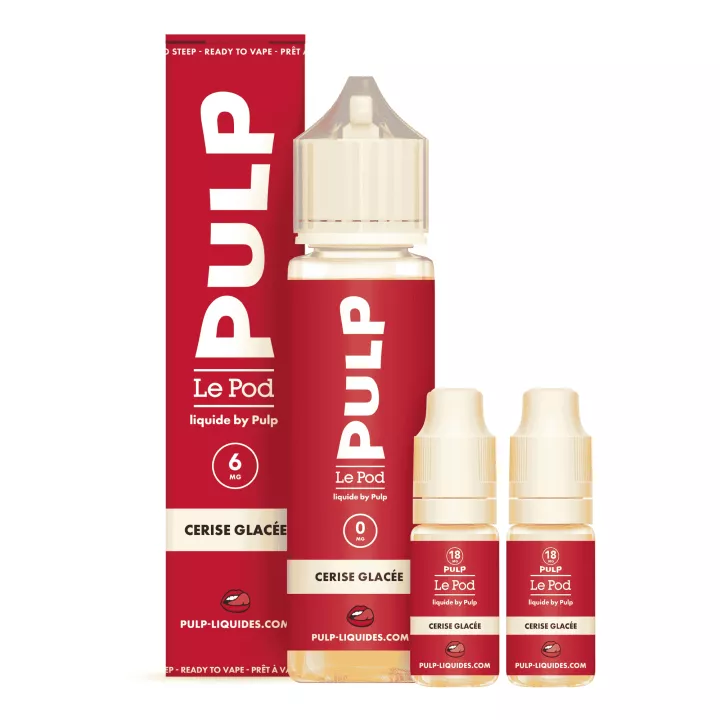 E-Liquid Cerise Glac&eacute;e - Le Pod Liquide - 60ml - Pulp