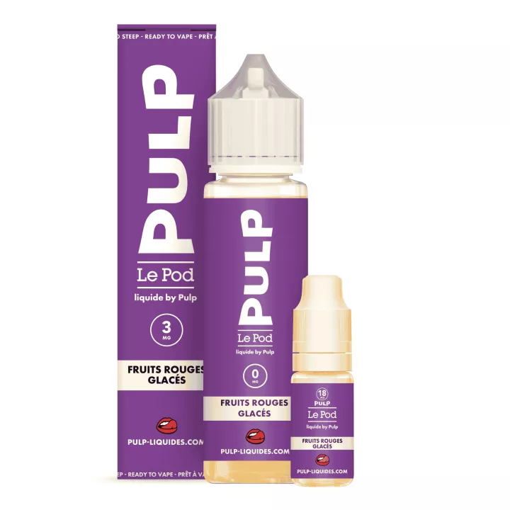 E-Liquid Fruits Rouges Glac&eacute;s - Le Pod Liquide - 60ml - Pulp