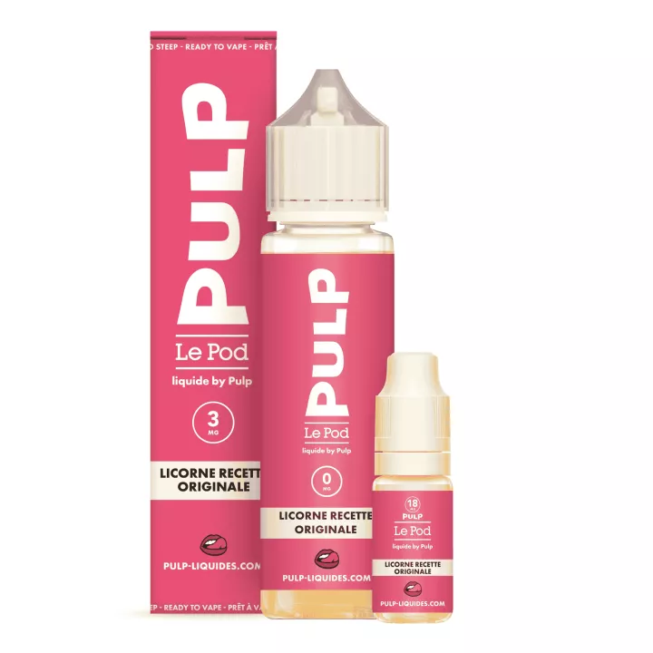 E-Liquid Licorne Recette Original - Le Pod Liquide - 60ml - Pulp